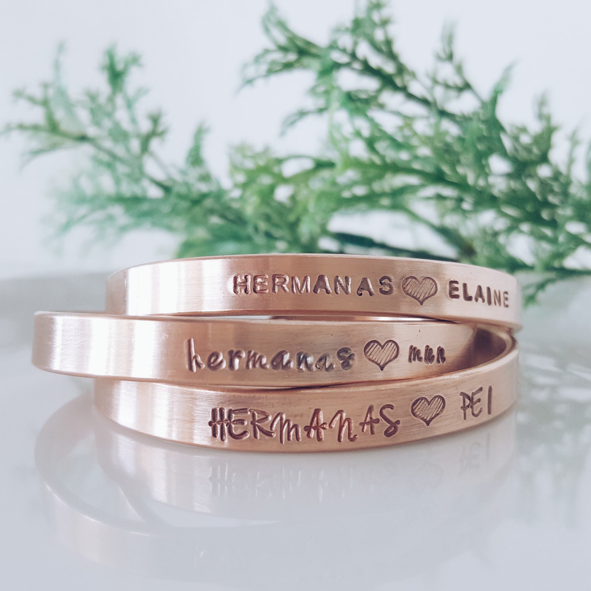 Statement Mantra Copper Cuff